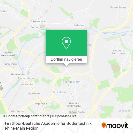 Firstfloor-Deutsche Akademie für Bodentechnik Karte