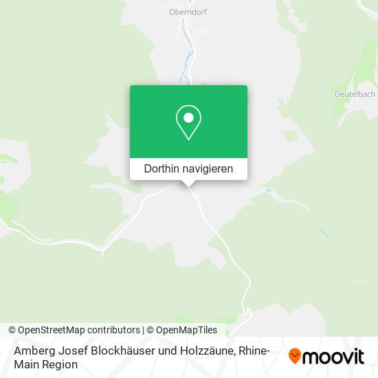 Amberg Josef Blockhäuser und Holzzäune Karte