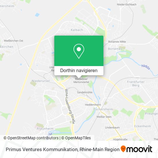 Primus Ventures Kommunikation Karte