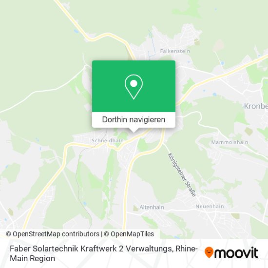 Faber Solartechnik Kraftwerk 2 Verwaltungs Karte