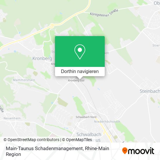 Main-Taunus Schadenmanagement Karte