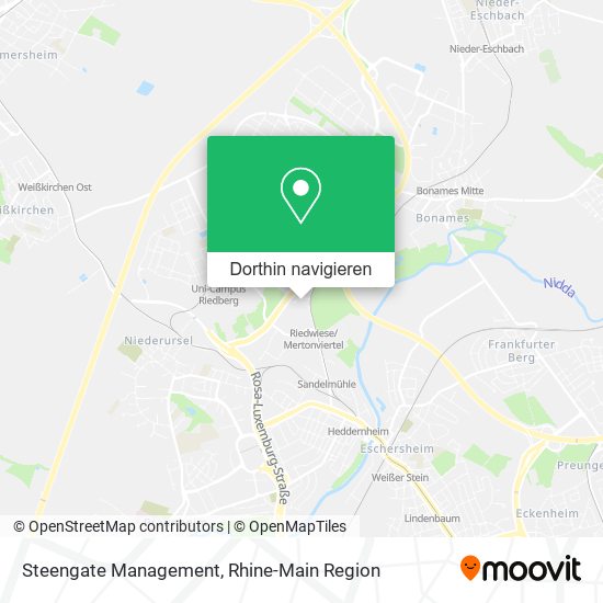 Steengate Management Karte