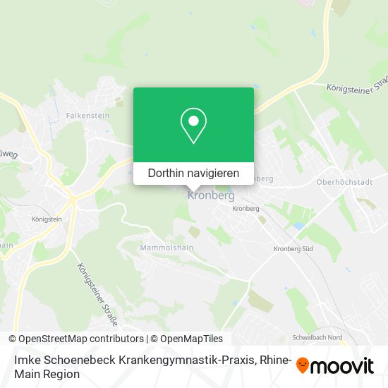 Imke Schoenebeck Krankengymnastik-Praxis Karte