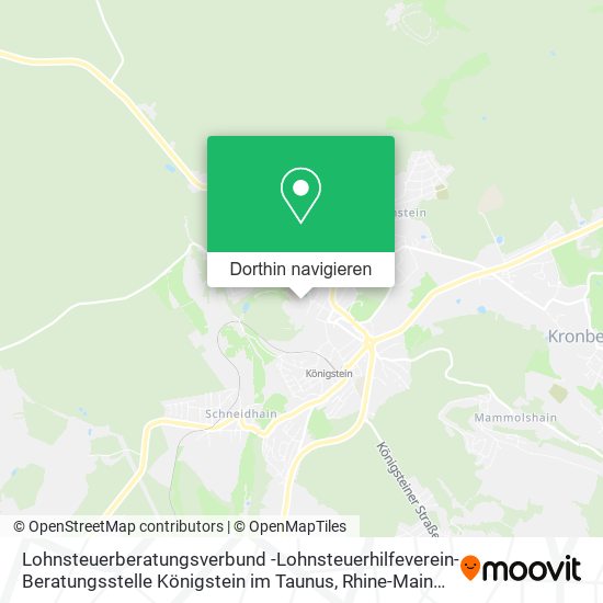 Lohnsteuerberatungsverbund -Lohnsteuerhilfeverein- Beratungsstelle Königstein im Taunus Karte