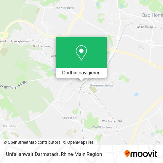 Unfallanwalt Darmstadt Karte