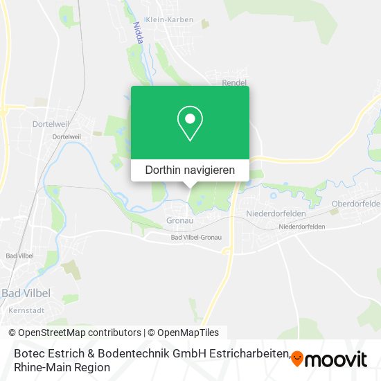 Botec Estrich & Bodentechnik GmbH Estricharbeiten Karte