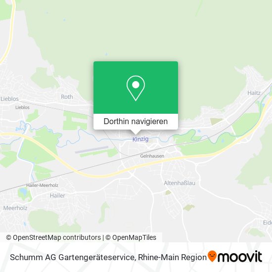 Schumm AG Gartengeräteservice Karte