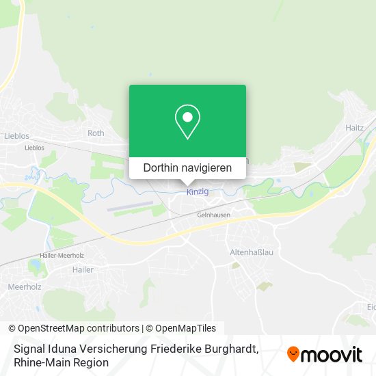Signal Iduna Versicherung Friederike Burghardt Karte