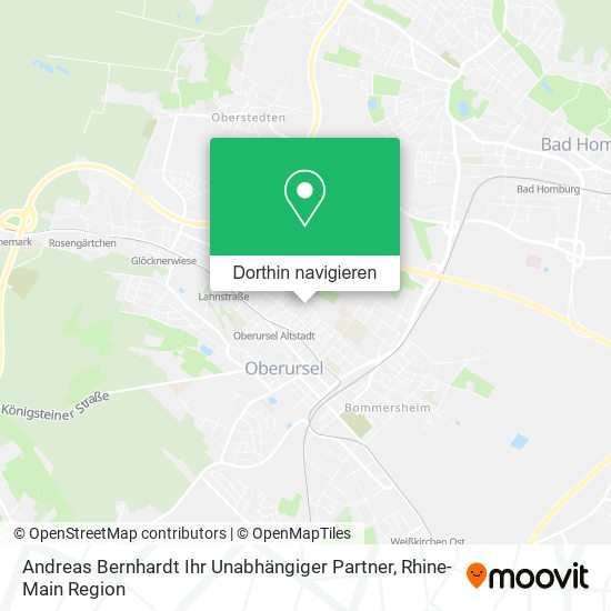 Andreas Bernhardt Ihr Unabhängiger Partner Karte