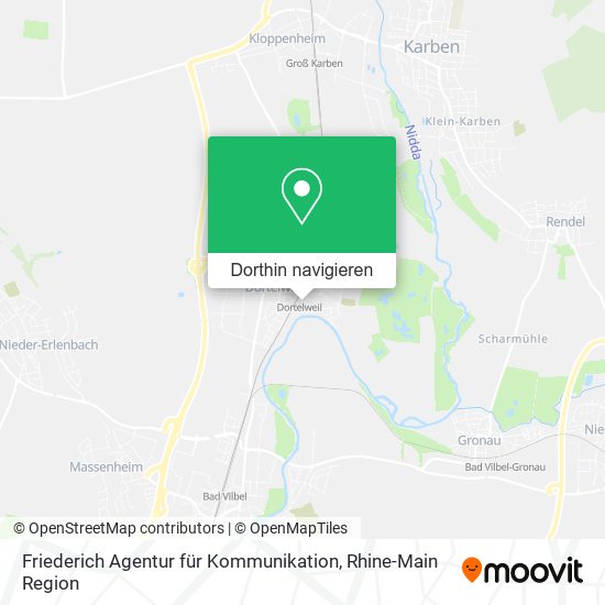 Friederich Agentur für Kommunikation Karte