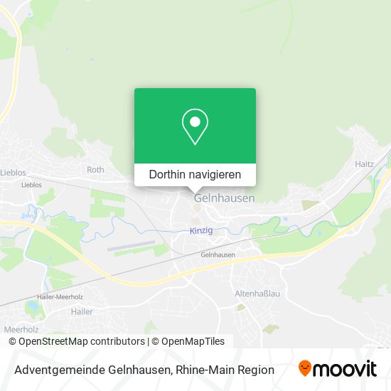 Adventgemeinde Gelnhausen Karte