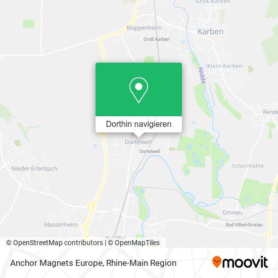 Anchor Magnets Europe Karte
