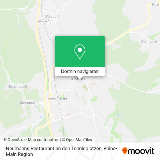 Neumanns Restaurant an den Tennisplätzen Karte