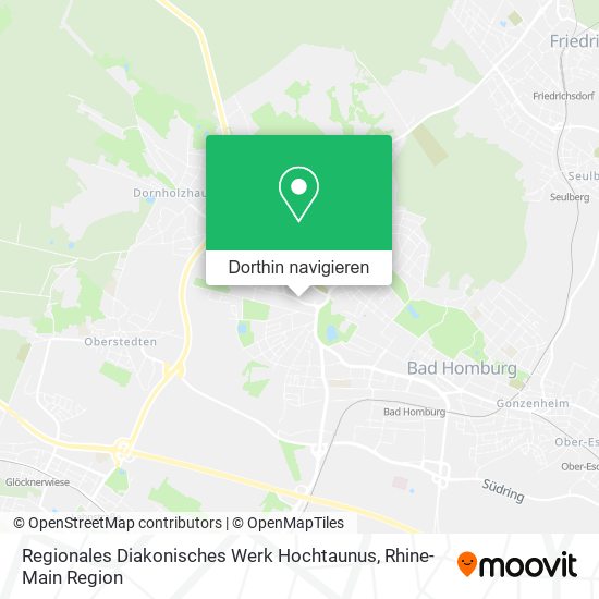 Regionales Diakonisches Werk Hochtaunus Karte