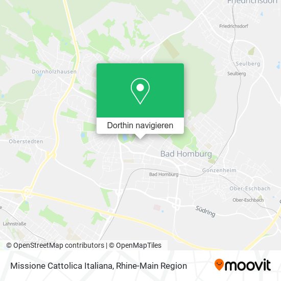 Missione Cattolica Italiana Karte