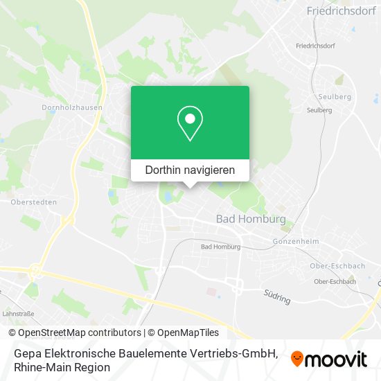 Gepa Elektronische Bauelemente Vertriebs-GmbH Karte