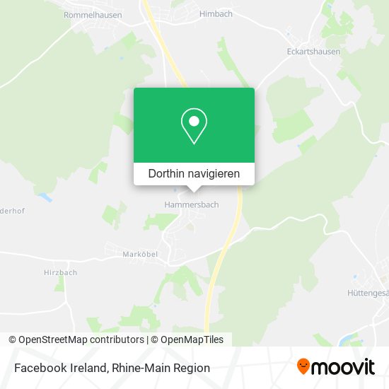 Facebook Ireland Karte