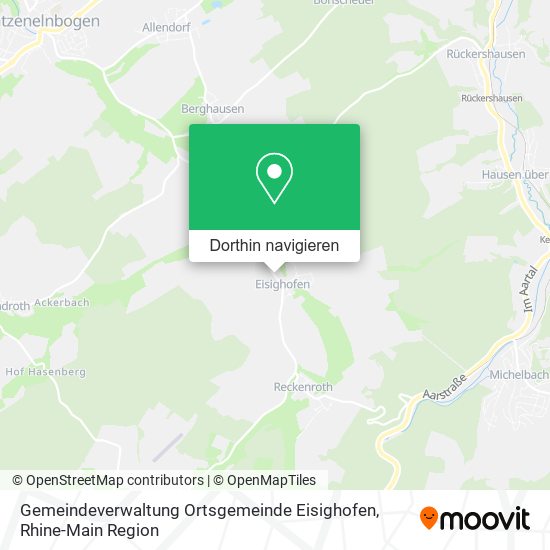 Gemeindeverwaltung Ortsgemeinde Eisighofen Karte