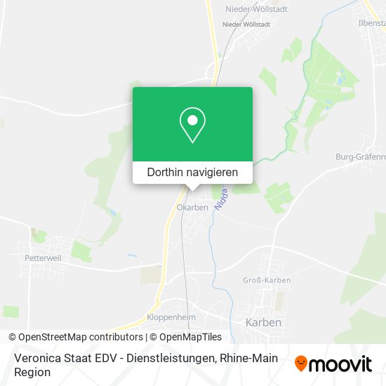Veronica Staat EDV - Dienstleistungen Karte