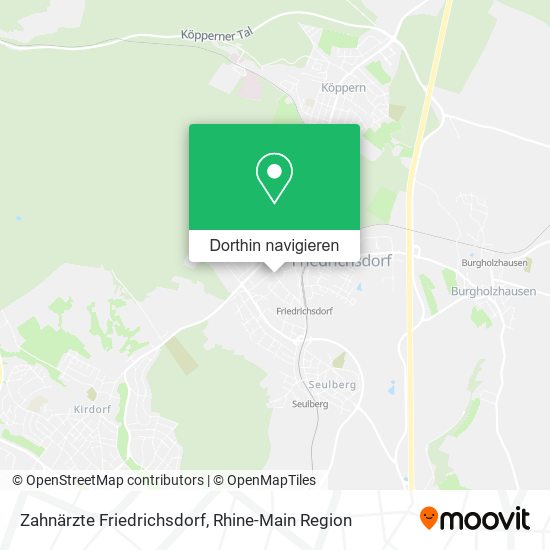 Zahnärzte Friedrichsdorf Karte