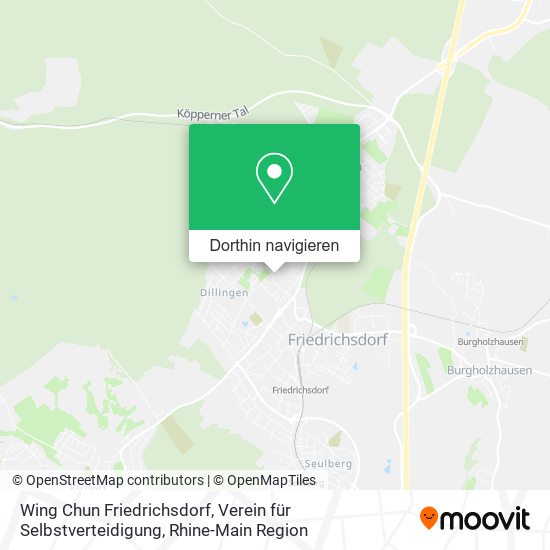 Wing Chun Friedrichsdorf, Verein für Selbstverteidigung Karte