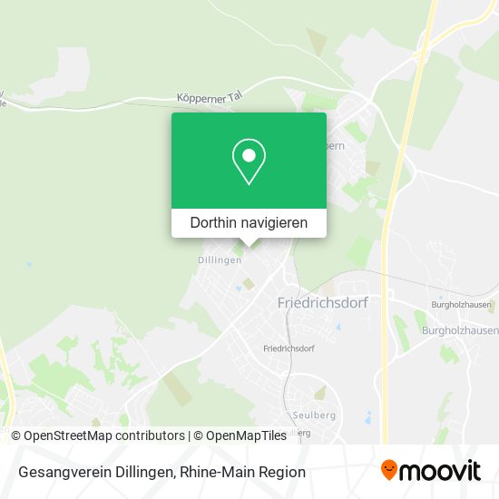 Gesangverein Dillingen Karte