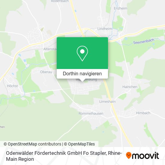 Odenwälder Fördertechnik GmbH Fo Stapler Karte