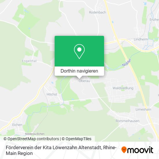 Förderverein der Kita Löwenzahn Altenstadt Karte