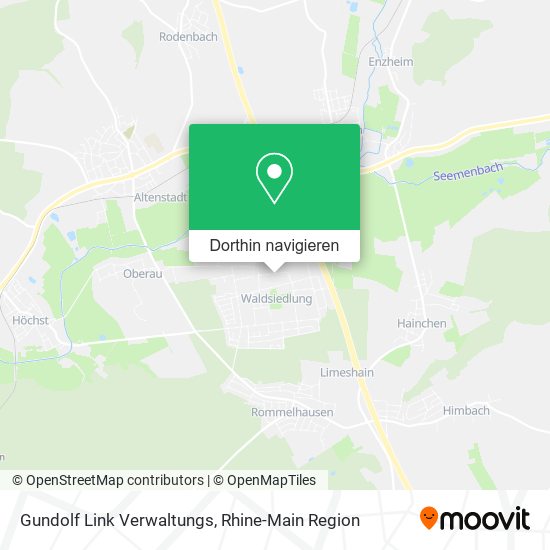Gundolf Link Verwaltungs Karte