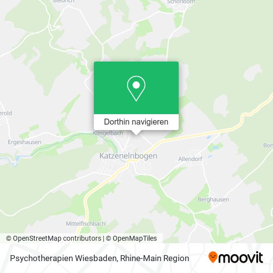 Psychotherapien Wiesbaden Karte
