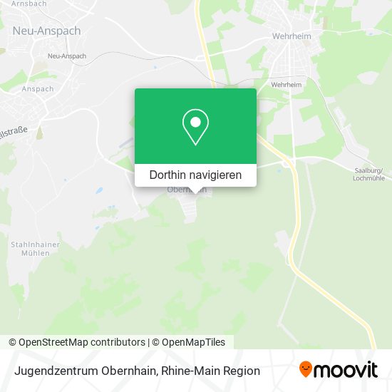 Jugendzentrum Obernhain Karte