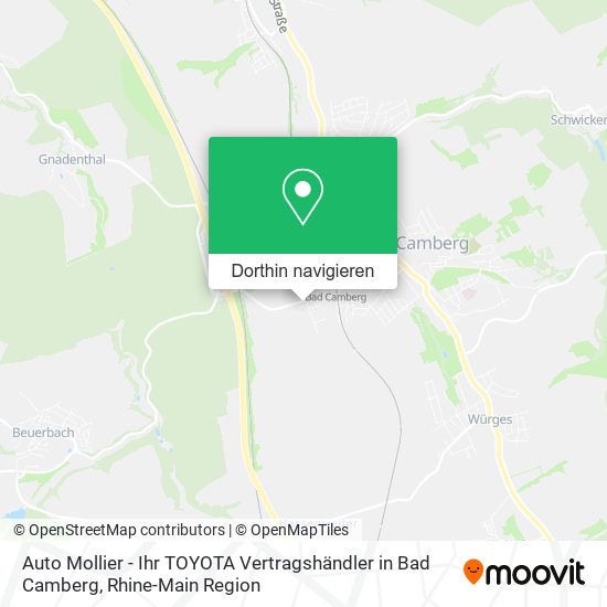 Auto Mollier - Ihr TOYOTA Vertragshändler in Bad Camberg Karte
