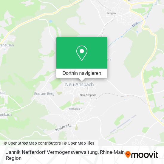 Jannik Nefferdorf Vermögensverwaltung Karte