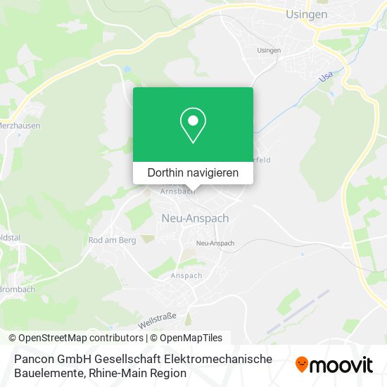 Pancon GmbH Gesellschaft Elektromechanische Bauelemente Karte