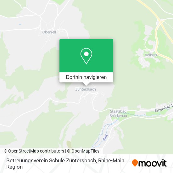 Betreuungsverein Schule Züntersbach Karte
