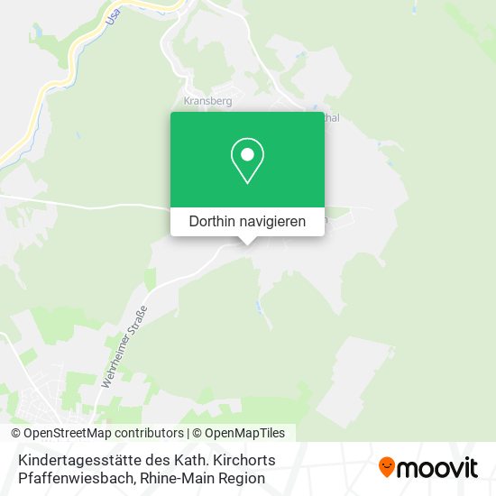 Kindertagesstätte des Kath. Kirchorts Pfaffenwiesbach Karte