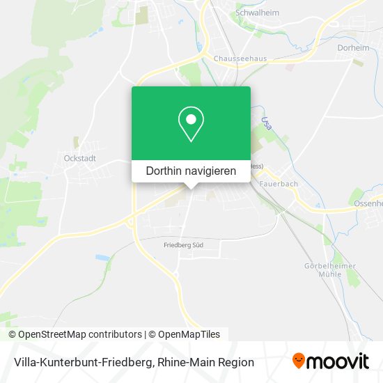Villa-Kunterbunt-Friedberg Karte
