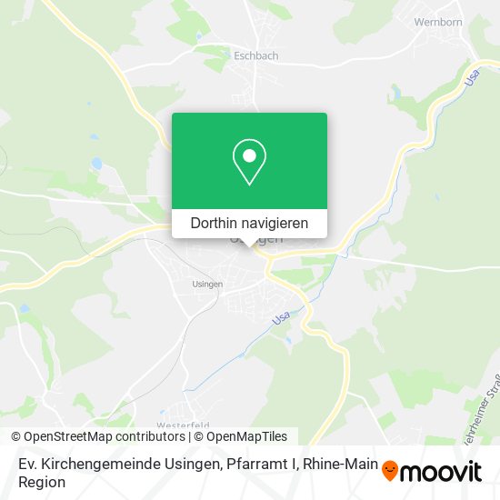 Ev. Kirchengemeinde Usingen, Pfarramt I Karte