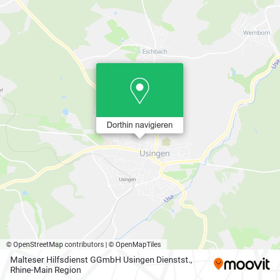 Malteser Hilfsdienst GGmbH Usingen Dienstst. Karte