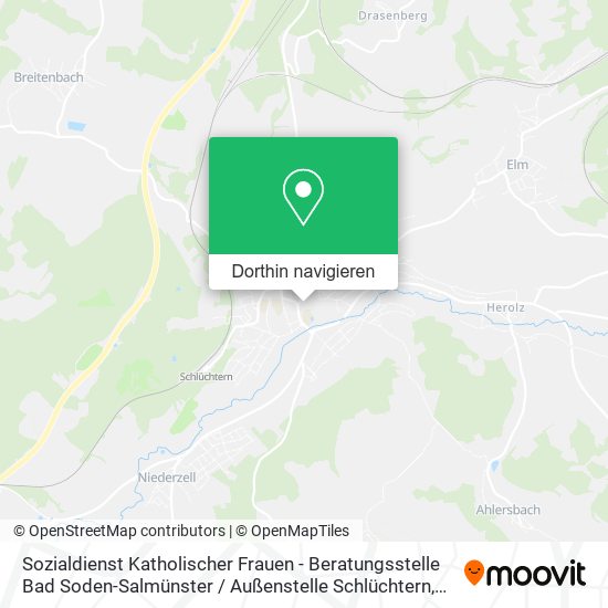Sozialdienst Katholischer Frauen - Beratungsstelle Bad Soden-Salmünster / Außenstelle Schlüchtern Karte