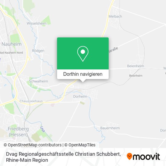 Dvag Regionalgeschäftsstelle Christian Schubbert Karte