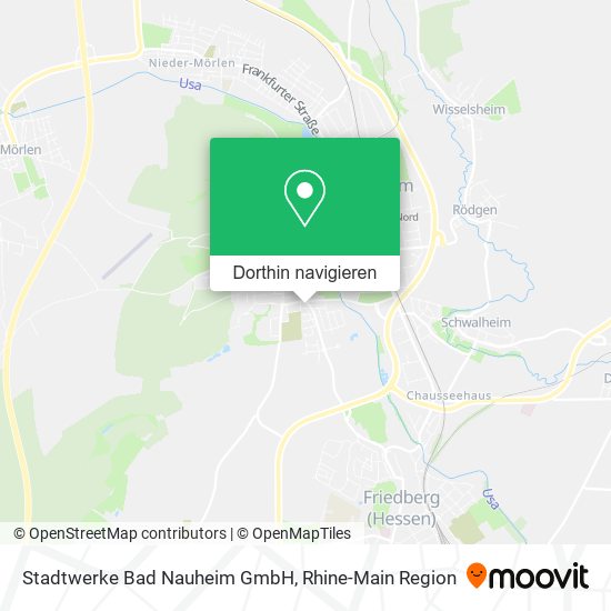Stadtwerke Bad Nauheim GmbH Karte