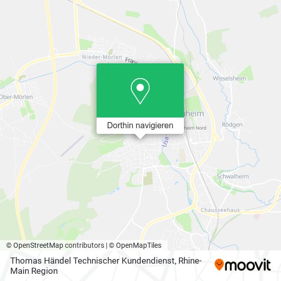 Thomas Händel Technischer Kundendienst Karte