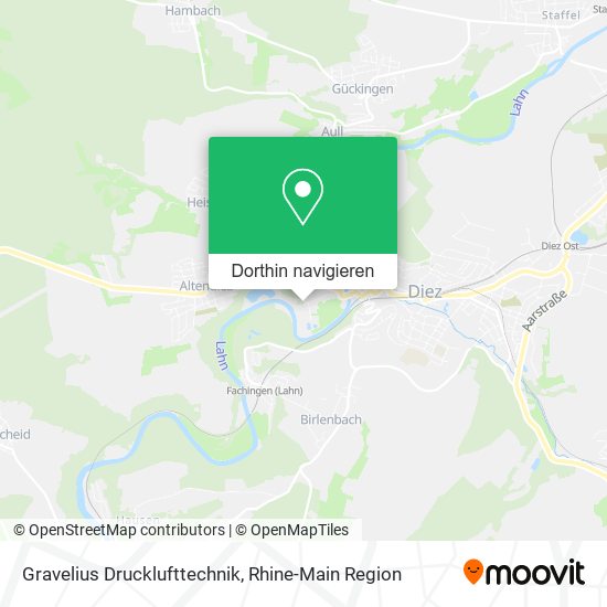 Gravelius Drucklufttechnik Karte