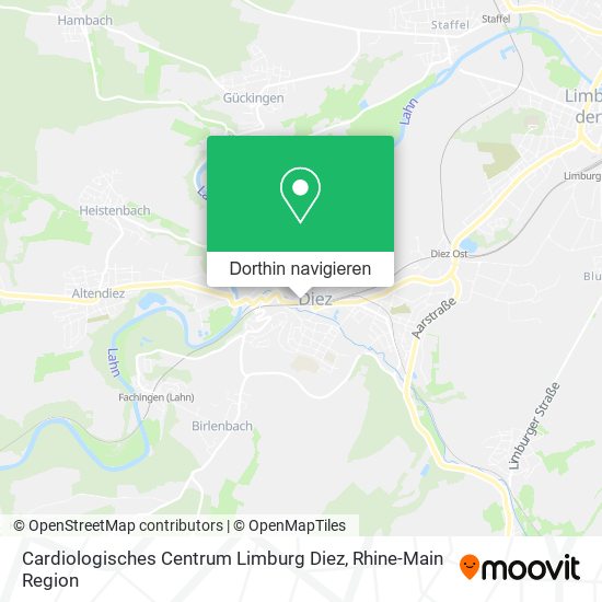 Cardiologisches Centrum Limburg Diez Karte