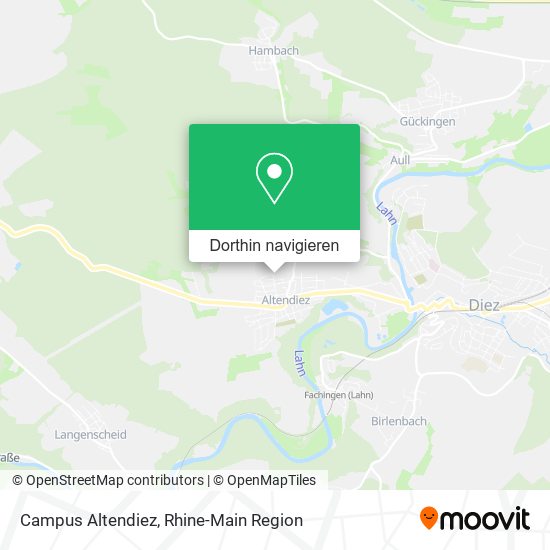 Campus Altendiez Karte