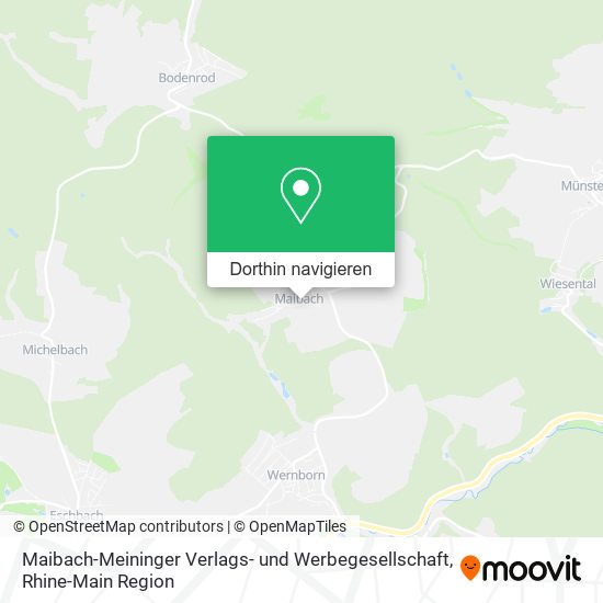 Maibach-Meininger Verlags- und Werbegesellschaft Karte