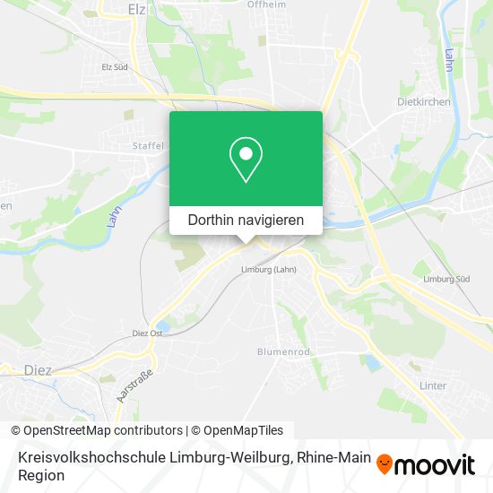 Kreisvolkshochschule Limburg-Weilburg Karte