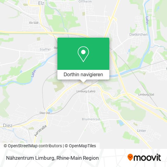 Nähzentrum Limburg Karte