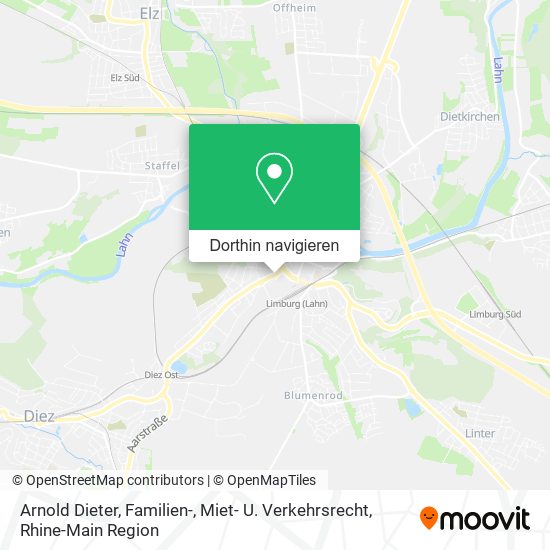 Arnold Dieter, Familien-, Miet- U. Verkehrsrecht Karte